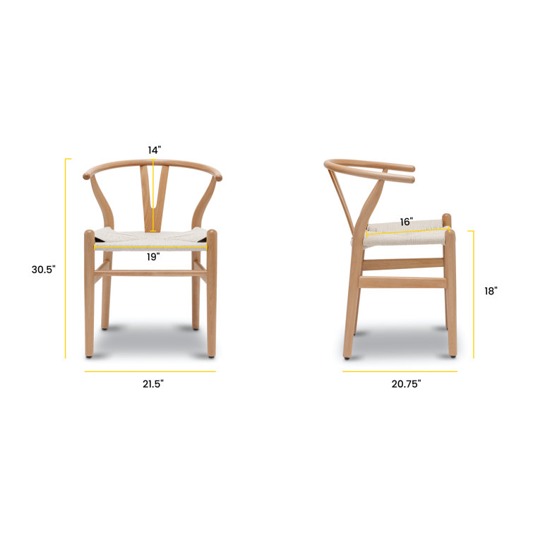 Wishbone discount chairs wayfair